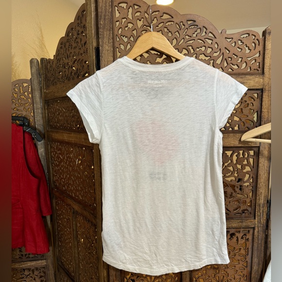 NEW Zadig & Voltaire Skinny Hearts white shirt - Picture 3 of 3